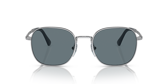 PO1009S Zilver MetaalSunglass Frames van B24, Vooraanzicht