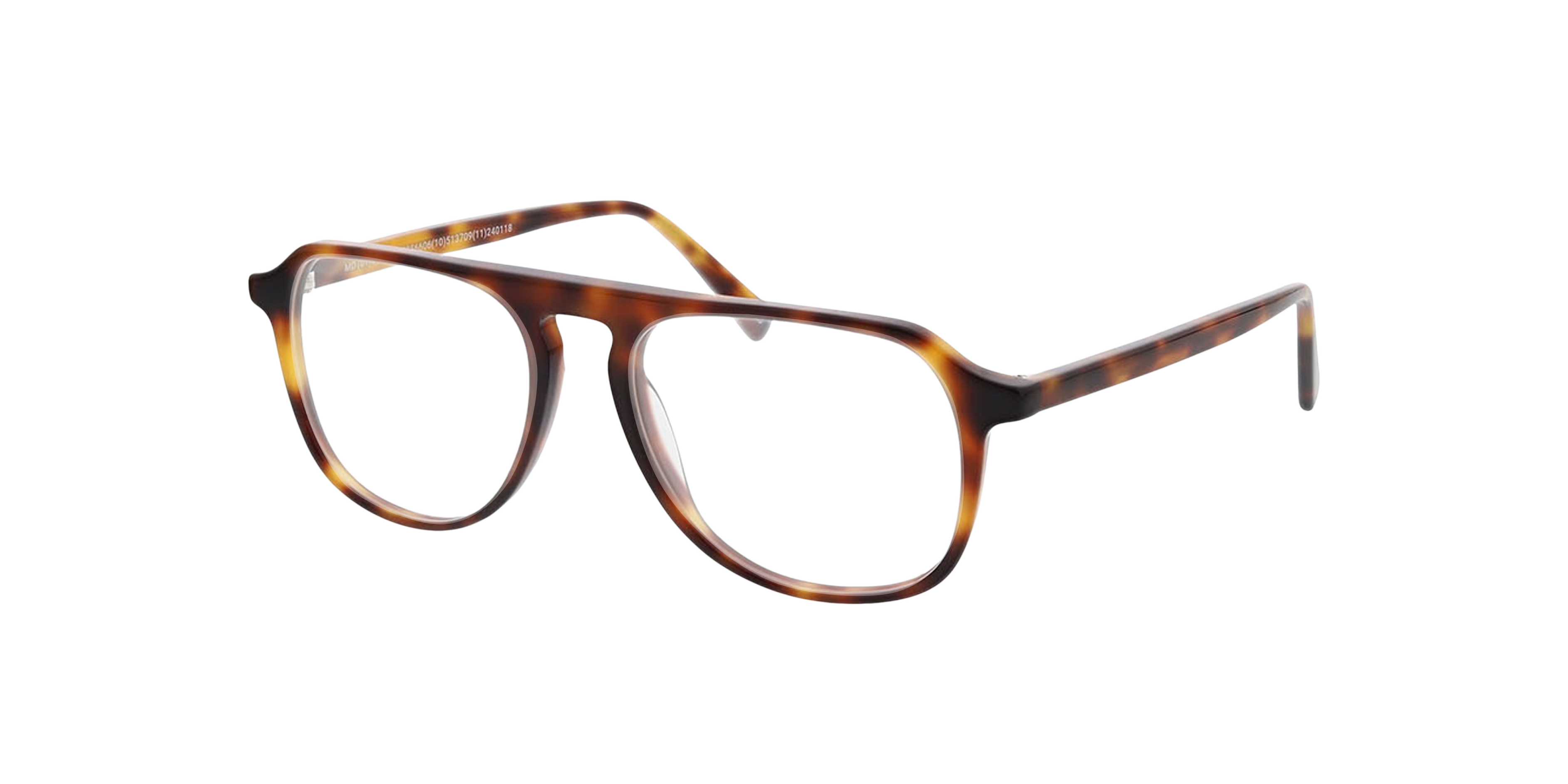 Berlin Havana AcetatEyeglass Frames von B24, Dreiviertelansicht