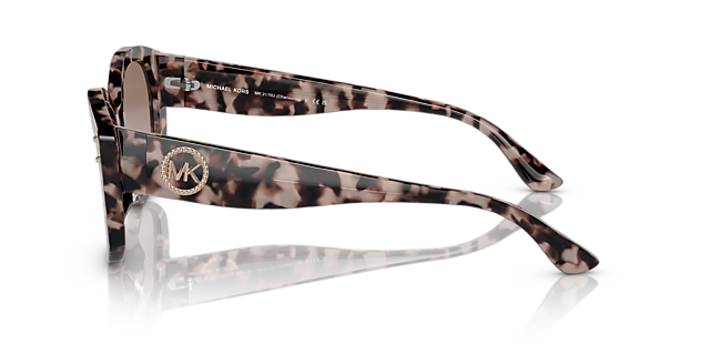 MK2175U Royal Pink Tortoise Bio AcetaatSunglass Frames van B24, Zijaanzicht