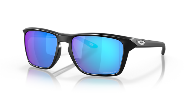 Sylas Matzwart KunststofSunglass Frames van B24, Hoekweergave