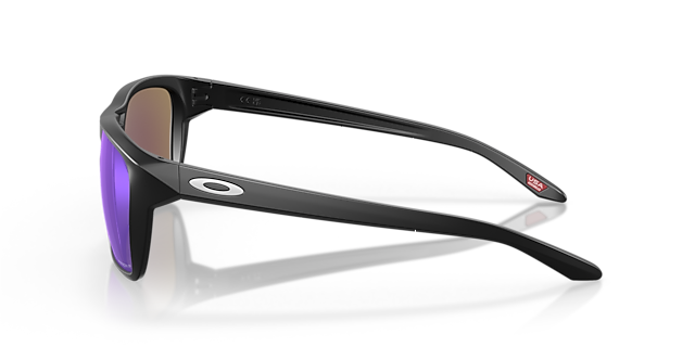 Sylas Matzwart KunststofSunglass Frames van B24, Zijaanzicht