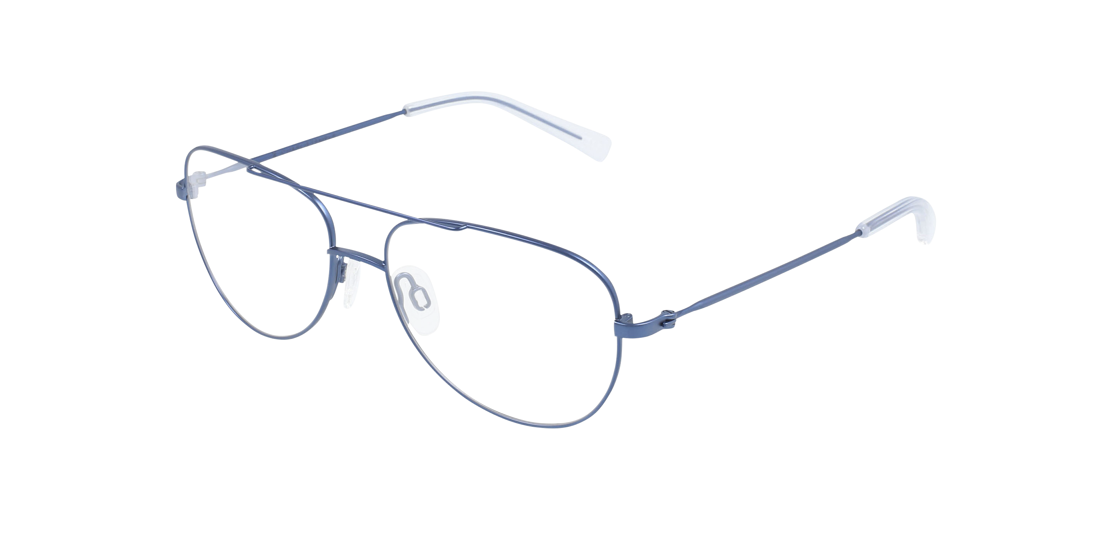 Goose Admiral Titanium TitaanEyeglass Frames van B24, Hoekweergave