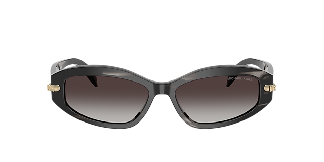 MK2260D Schwarzes Horn AcetatSunglass Frames von B24, mit getönten Gläsern