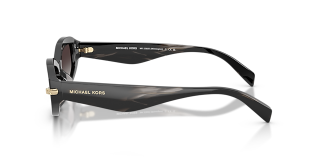 MK2260D Schwarzes Horn AcetatSunglass Frames von B24, Seitenansicht