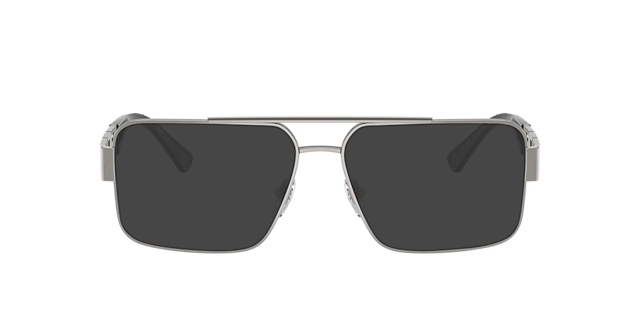 VE1308 Gunmetal MetallEyeglass Frames von B24, mit getönten Gläsern