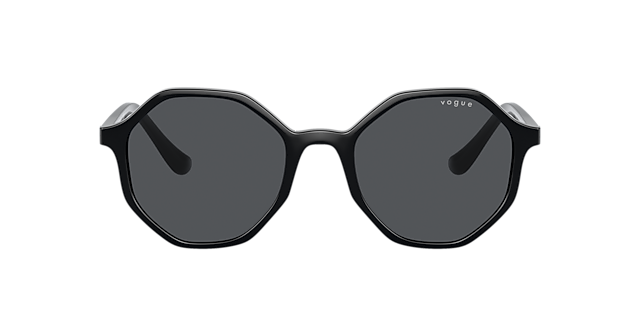 VO5222S Zwart KunststofSunglass Frames van B24, met getinte lenzen