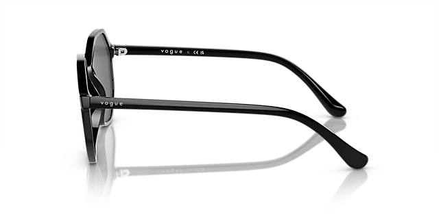 VO5222S Zwart KunststofSunglass Frames van B24, Zijaanzicht