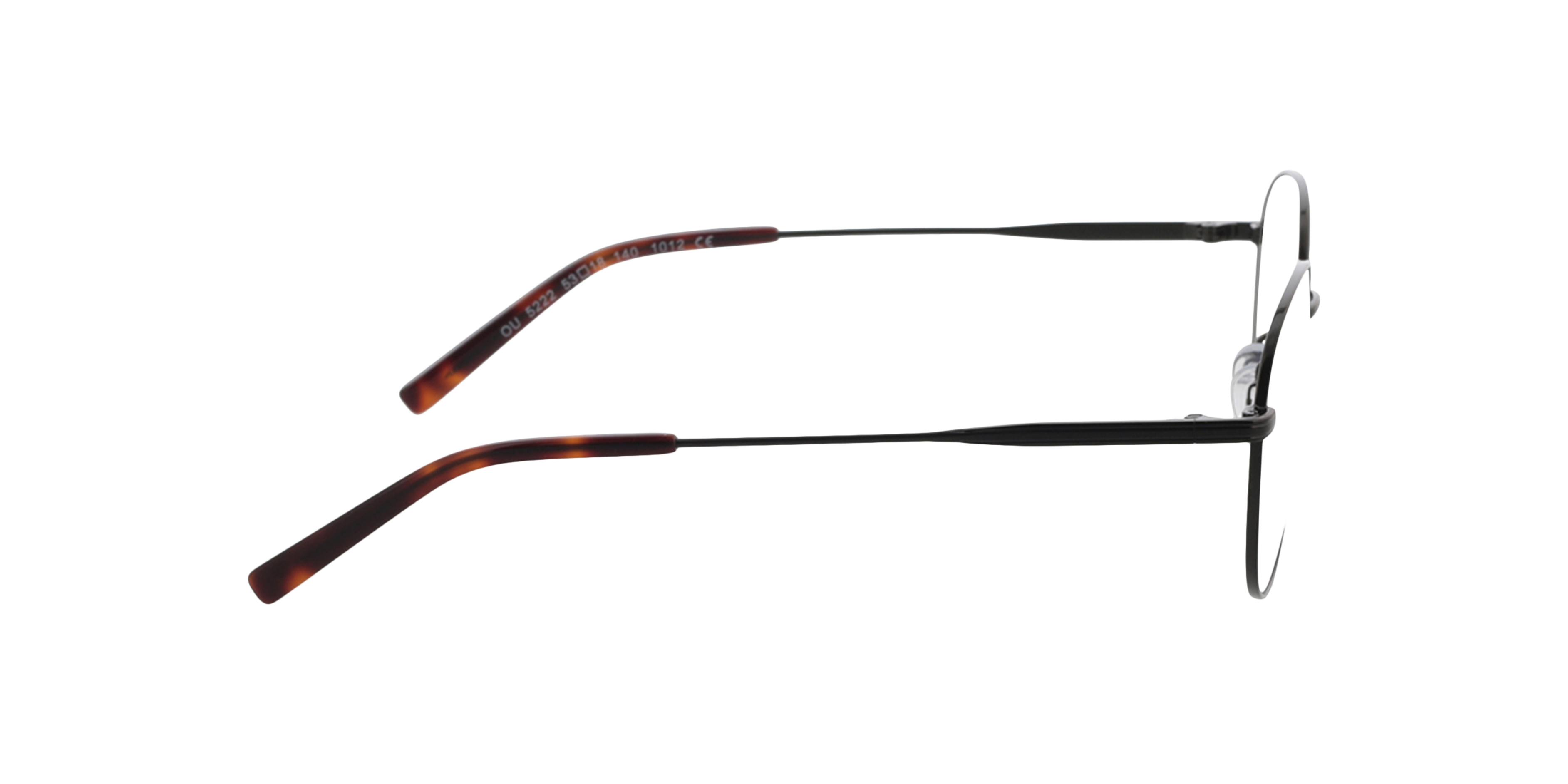 Julia Donkergroen  &  Havana MetaalEyeglass Frames van B24, Zijaanzicht