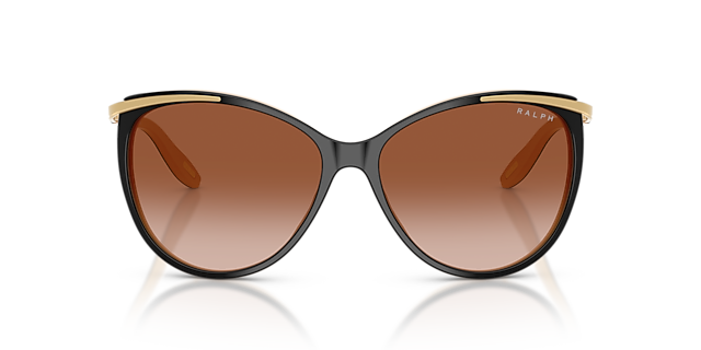 RA5150 Shiny Black On Nude & Gold AcetaatSunglass Frames van B24, Vooraanzicht
