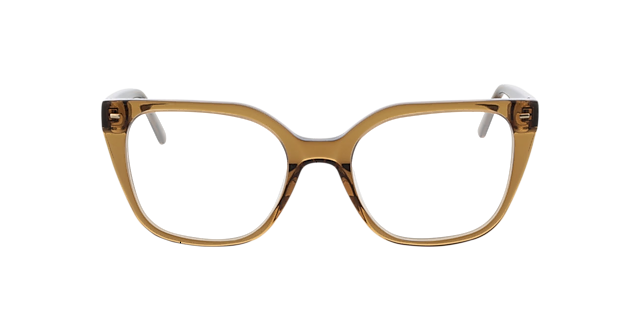 Beverly Crystal Braun AcetatEyeglass Frames von B24, Vorderansicht