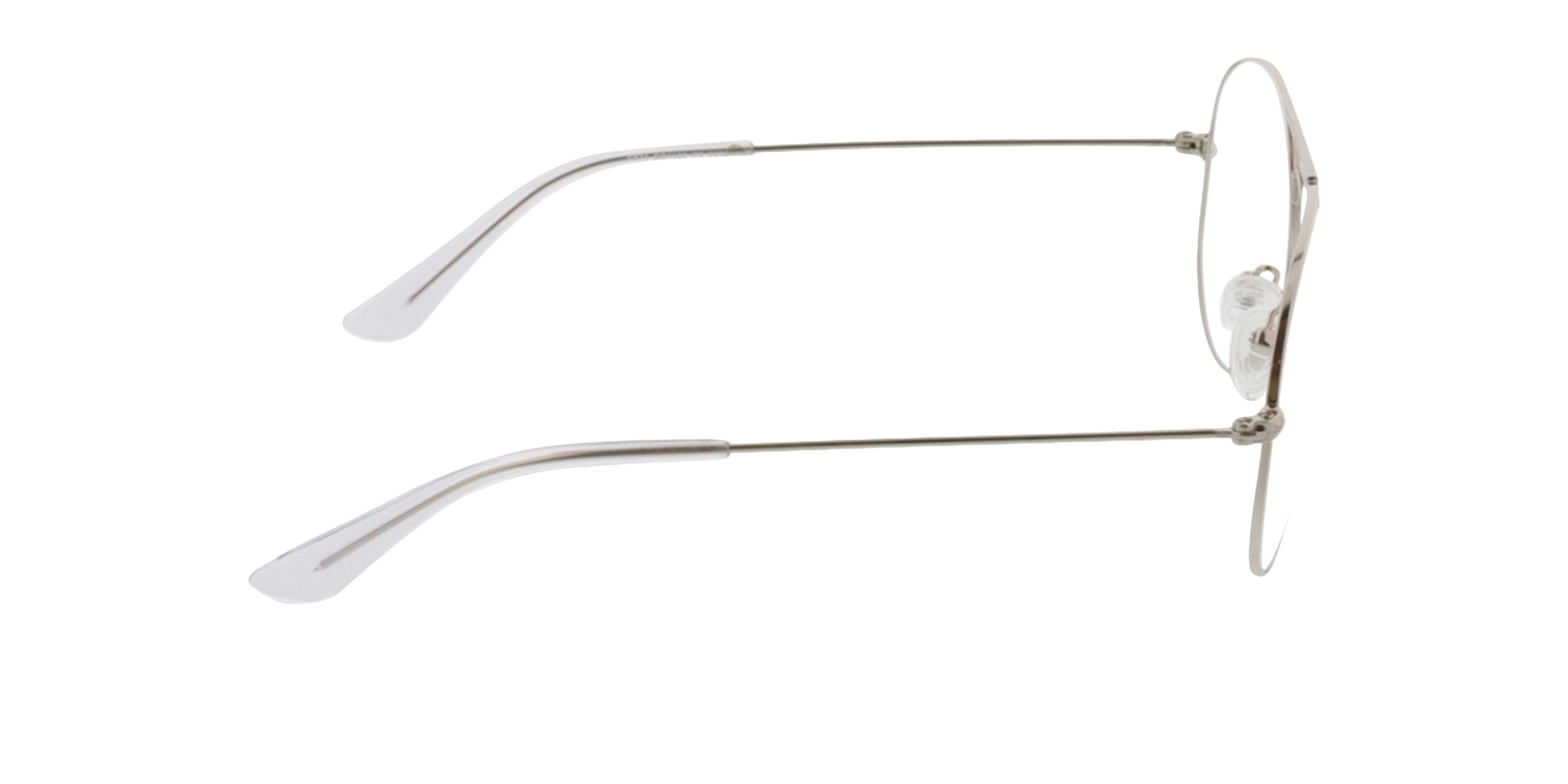 Savannah Silber MetallEyeglass Frames von B24, Seitenansicht