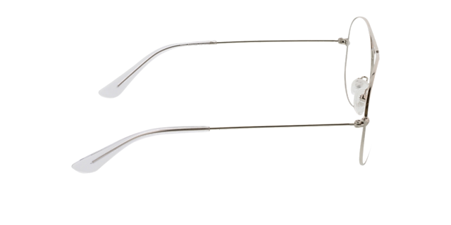 Savannah Silber MetallEyeglass Frames von B24, Seitenansicht