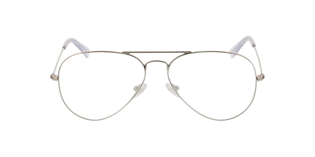 Savannah Silber MetallEyeglass Frames von B24, Vorderansicht