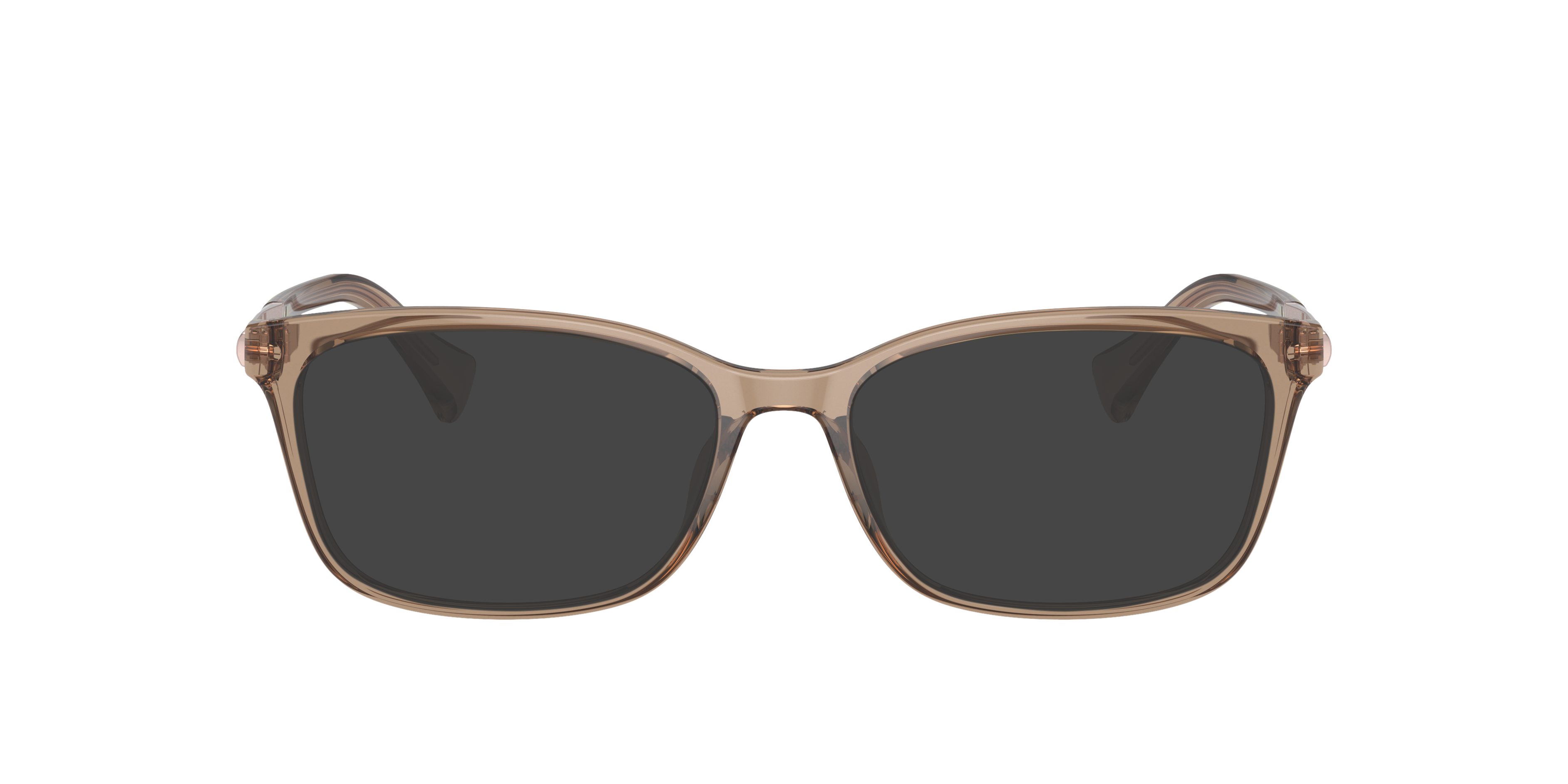 RA7160U Transparant Beige KunststofEyeglass Frames van B24, met getinte lenzen