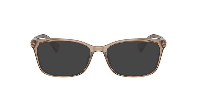 RA7160U Transparent Beige KunststoffEyeglass Frames von B24, mit getönten Gläsern