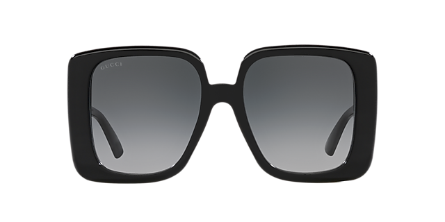 GG1314S Zwart AcetaatSunglass Frames van B24, Vooraanzicht