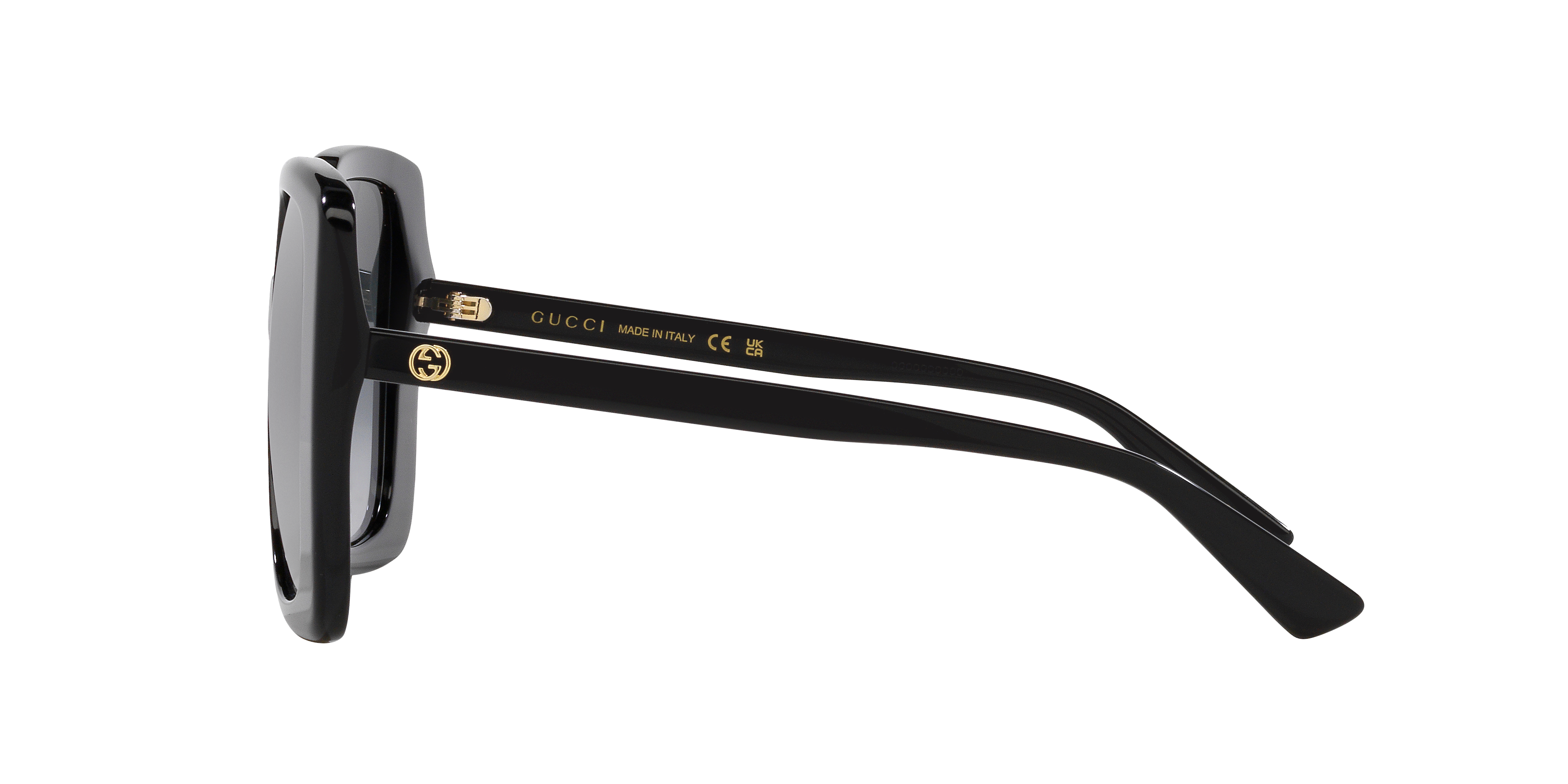 GG1314S Zwart AcetaatSunglass Frames van B24, Zijaanzicht