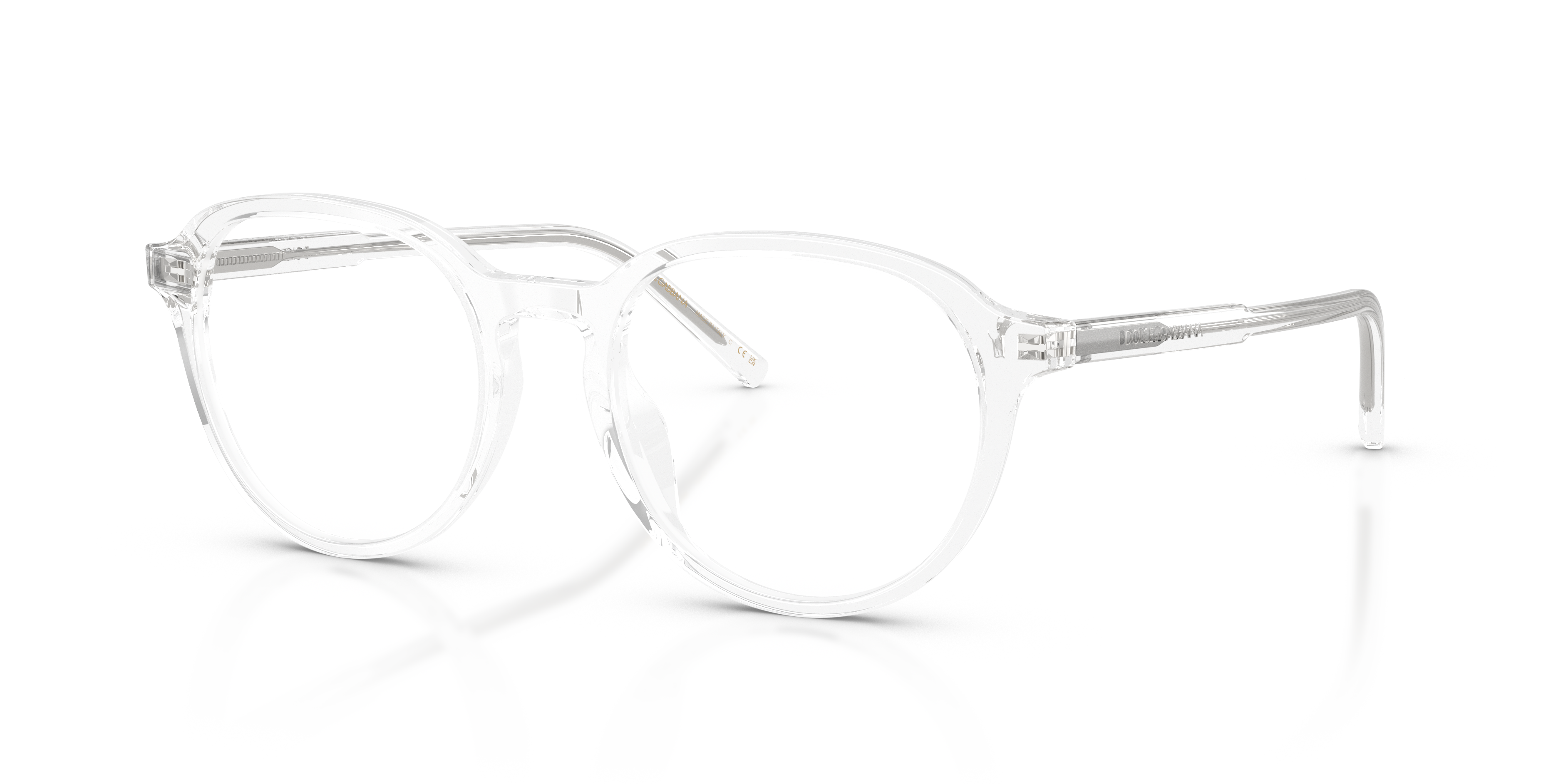 DG3444 Kristal AcetaatEyeglass Frames van B24, Hoekweergave