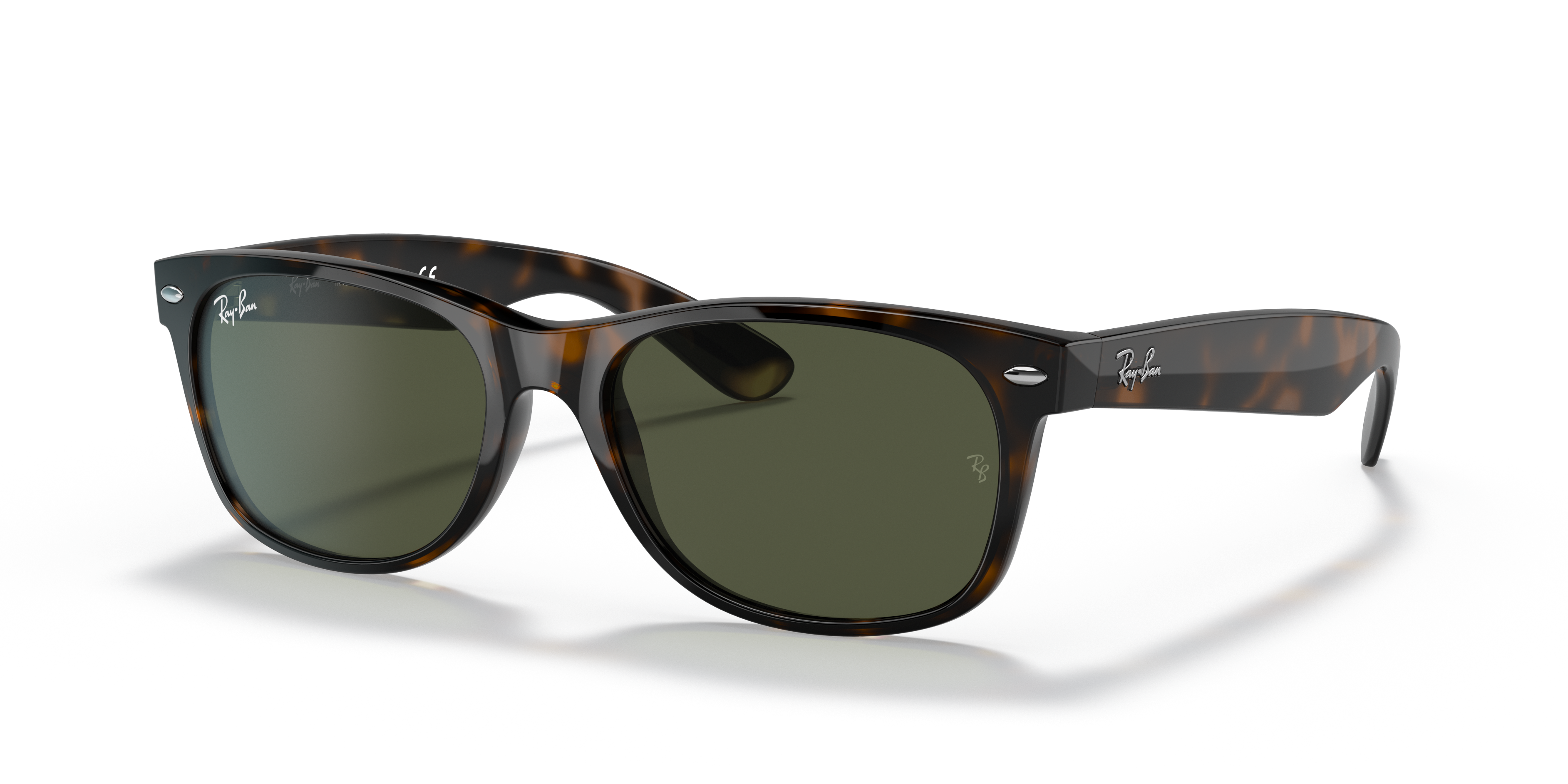 RB2132 Tortoise KunststofSunglass Frames van B24, Hoekweergave