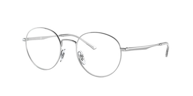 RB3681V Zilver MetaalEyeglass Frames van B24, Hoekweergave