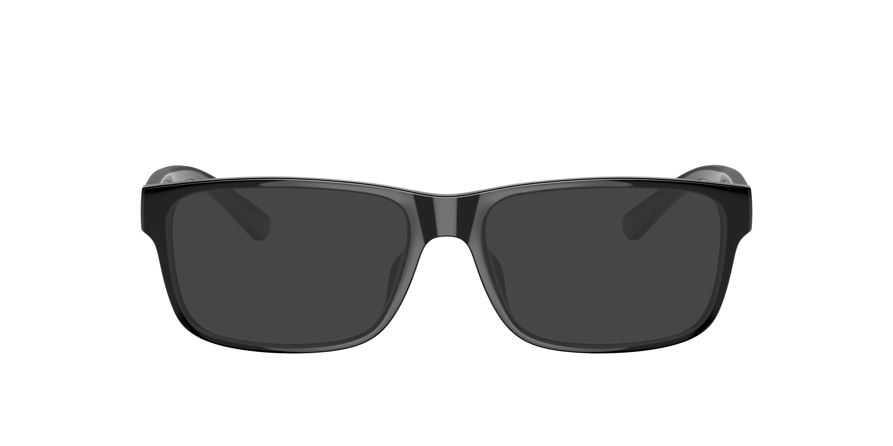 PH2237U Schwarz glänzend KunststoffEyeglass Frames von B24, mit getönten Gläsern