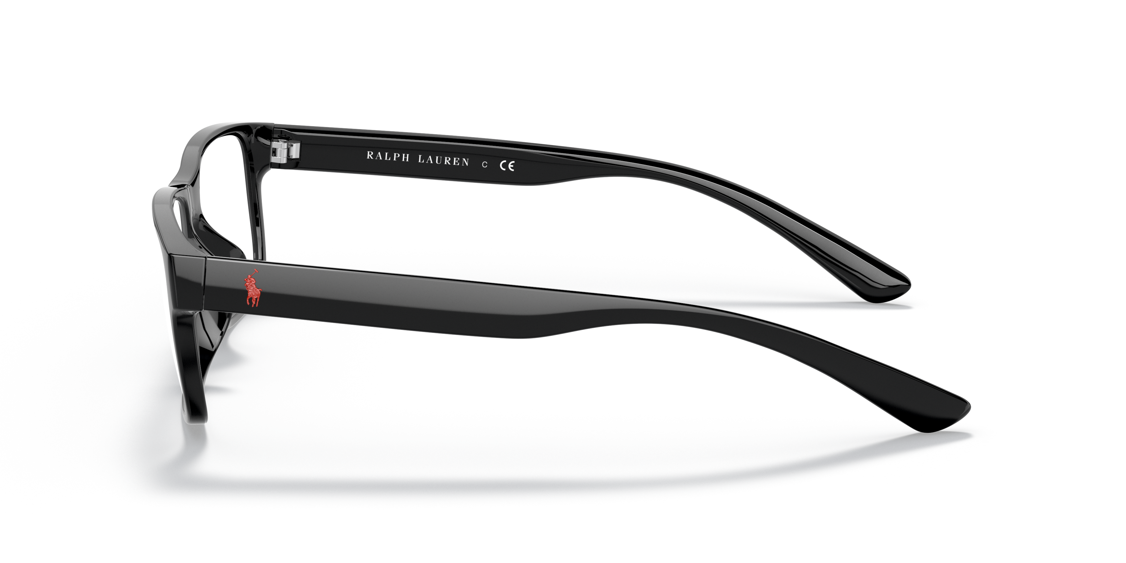 PH2237U Schwarz glänzend KunststoffEyeglass Frames von B24, Seitenansicht