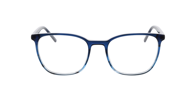 Hawkins Blauw hoorn gradiënt & blauw AcetaatEyeglass Frames van B24, Vooraanzicht