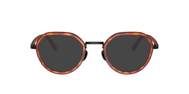 AR5167 Brown Turtle MetallEyeglass Frames von B24, mit getönten Gläsern