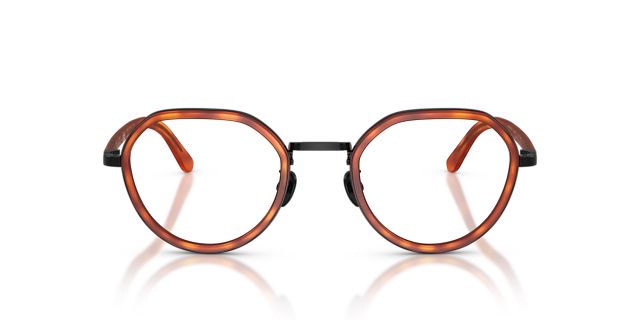 AR5167 Brown Turtle MetallEyeglass Frames von B24, Vorderansicht