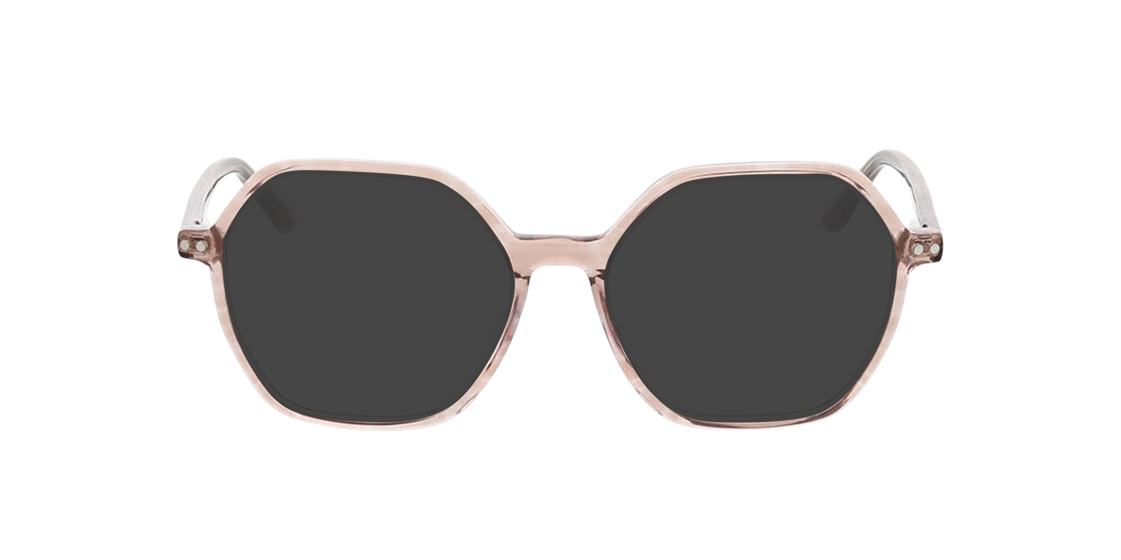 Nizza Beige Hornfarben AcetatEyeglass Frames von B24, mit getönten Gläsern