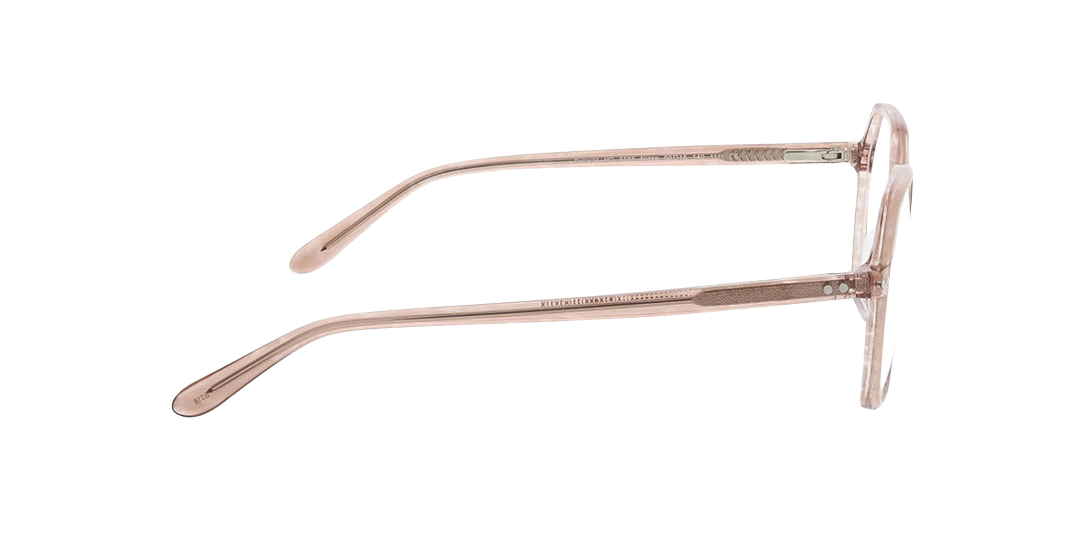 Nizza Beige Hornfarben AcetatEyeglass Frames von B24, Seitenansicht