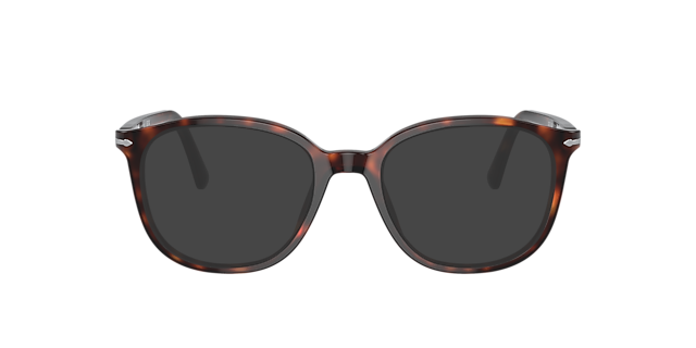 PO3317V Havana AcetaatEyeglass Frames van B24, met getinte lenzen