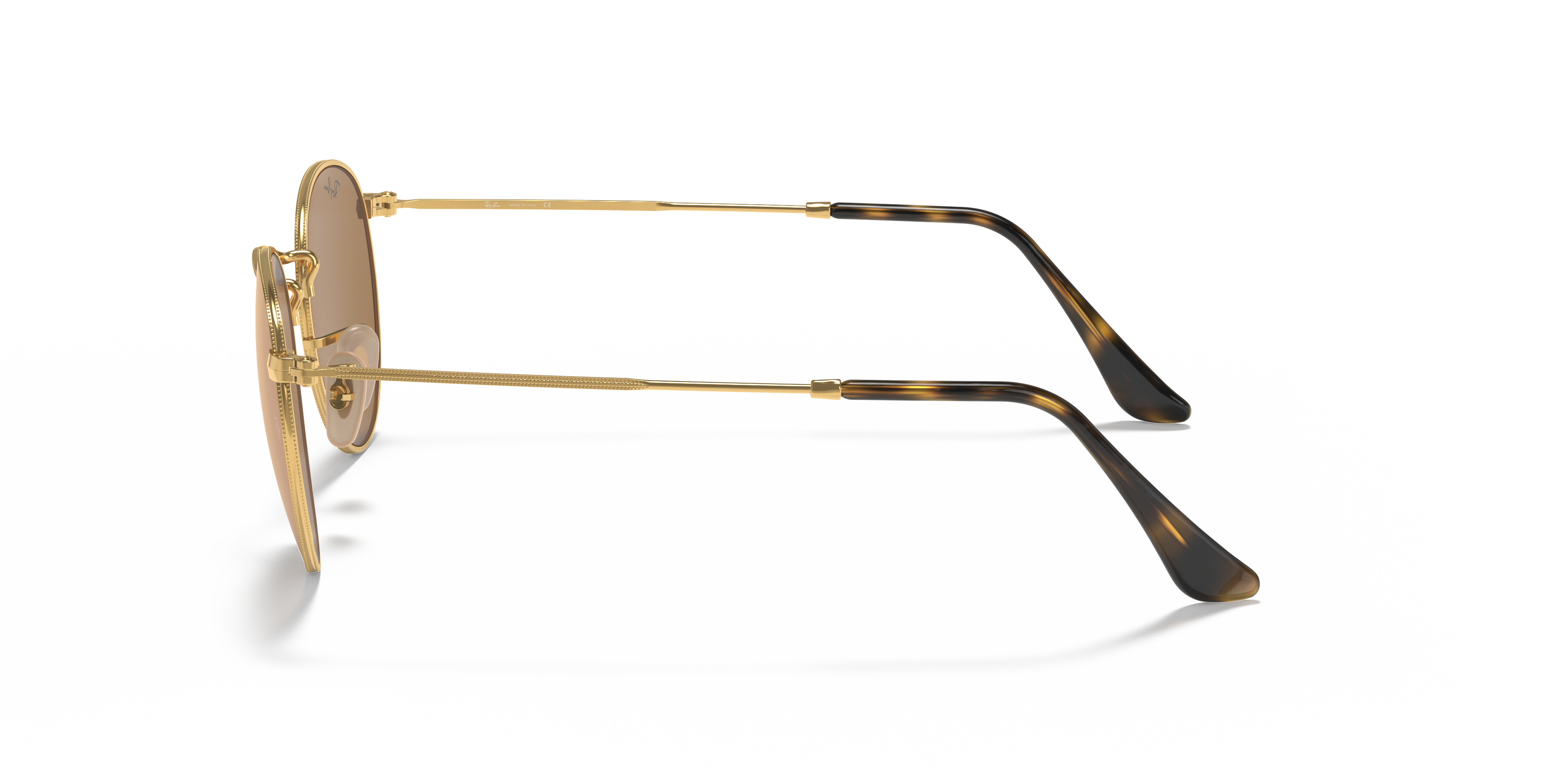 RB3447N Arista goud MetaalSunglass Frames van B24, Zijaanzicht