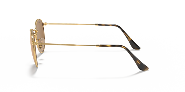 RB3447N Arista goud MetaalSunglass Frames van B24, Zijaanzicht