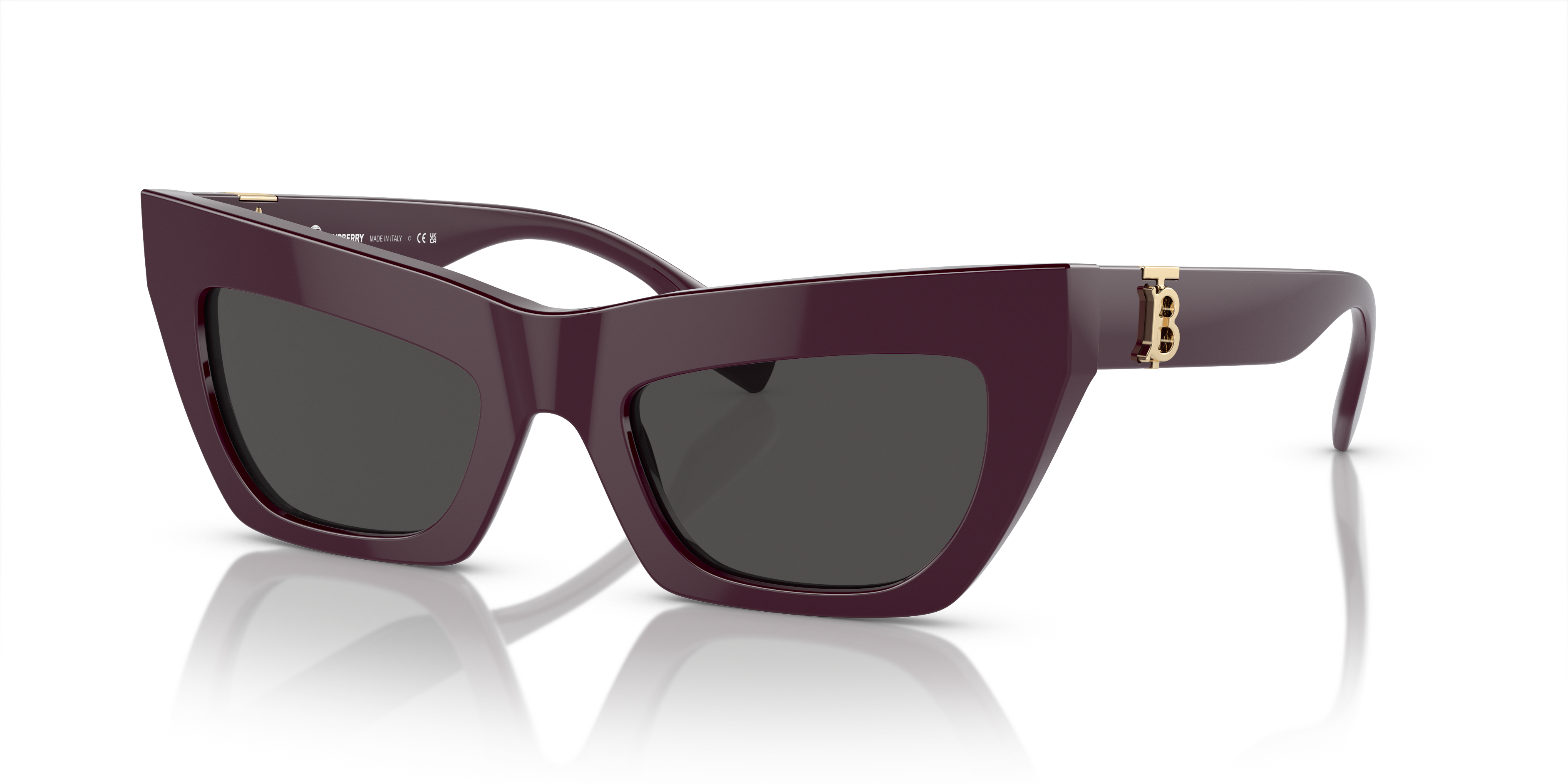 BE4405 Bordeaux AcetatSunglass Frames von B24, Dreiviertelansicht