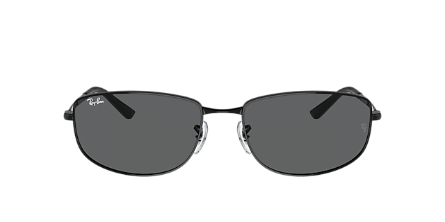 RB3732 Schwarz MetallSunglass Frames von B24, mit getönten Gläsern