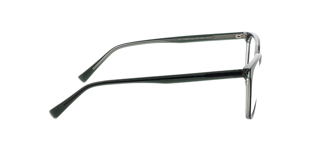 Baker Tweelaags groen  &  kristal AcetaatEyeglass Frames van B24, Zijaanzicht