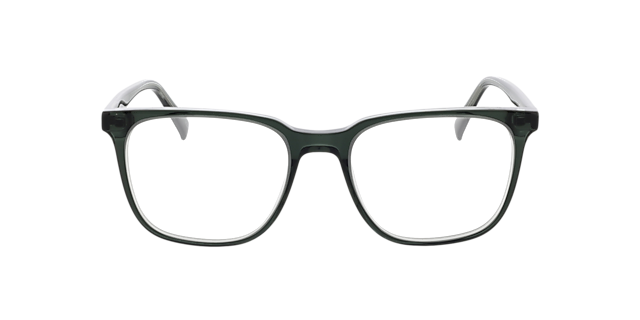 Baker Tweelaags groen  &  kristal AcetaatEyeglass Frames van B24, Vooraanzicht