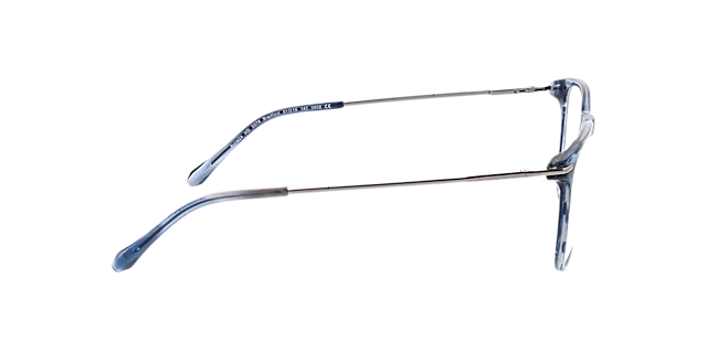 Bradford Blau Hornfarben AcetatEyeglass Frames von B24, Seitenansicht