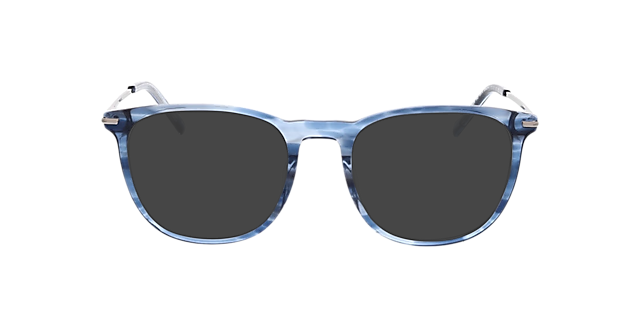 Bradford Blau Hornfarben AcetatEyeglass Frames von B24, mit getönten Gläsern