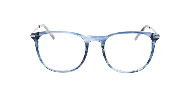 Bradford Blau Hornfarben AcetatEyeglass Frames von B24, Vorderansicht