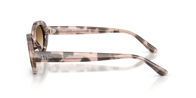 RB2223 Opal Pink Havana KunststoffSunglass Frames von B24, Seitenansicht