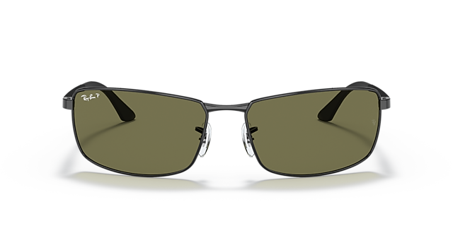 RB3498 Zwart MetaalSunglass Frames van B24, Vooraanzicht