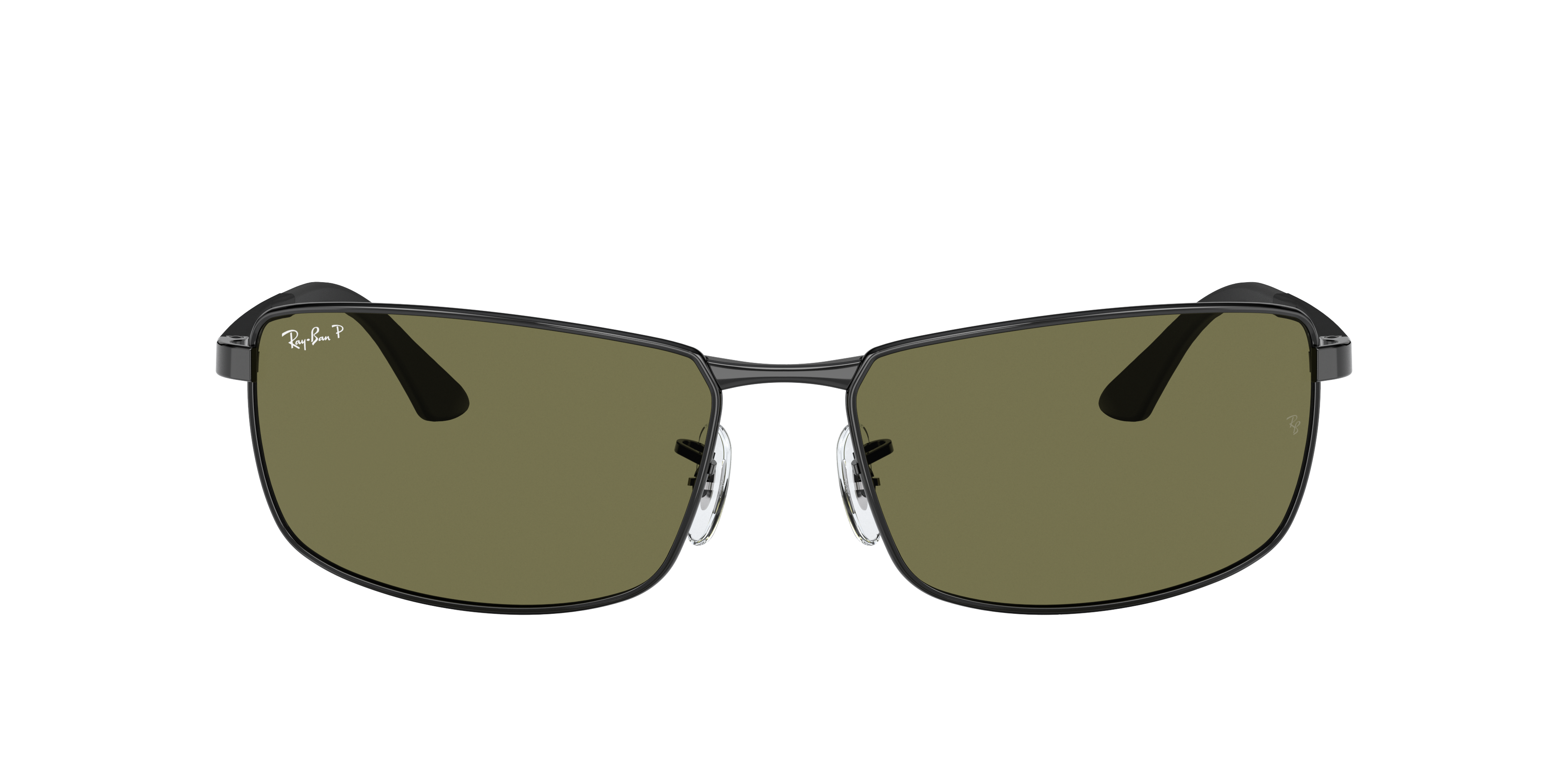 RB3498 Zwart MetaalSunglass Frames van B24, met getinte lenzen