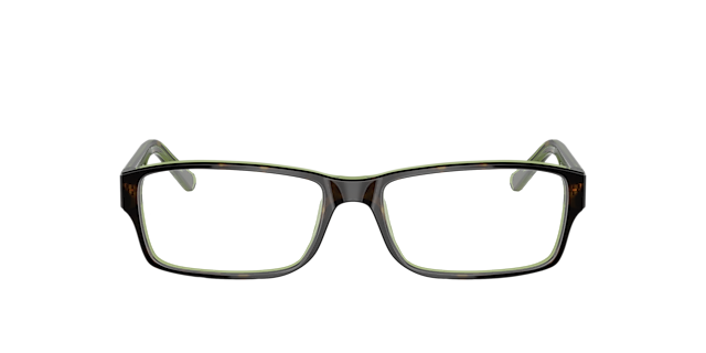 RB5169 Havana op groen AcetaatEyeglass Frames van B24, Vooraanzicht