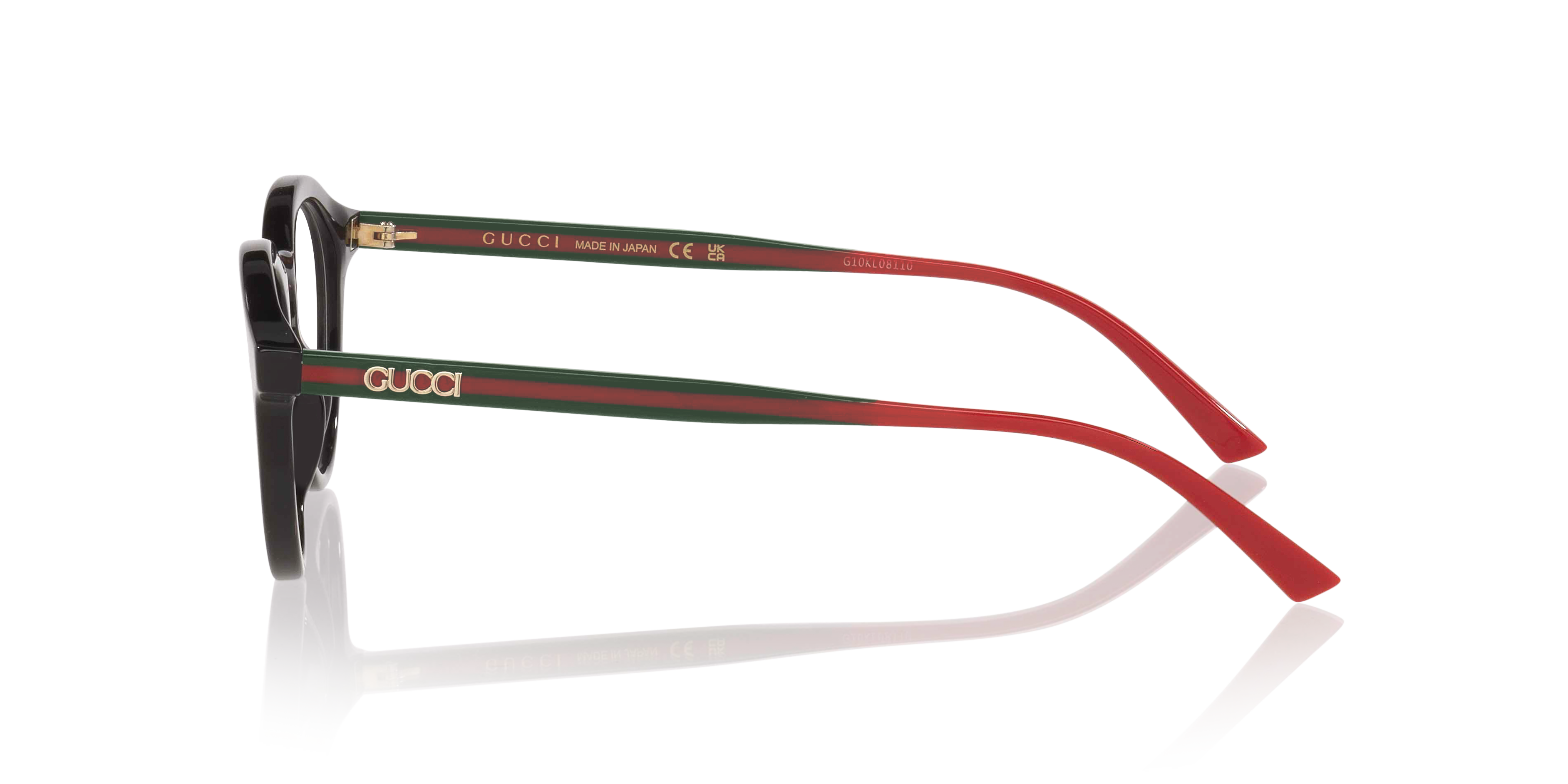 GG1871O Zwart AcetaatEyeglass Frames van B24, Zijaanzicht