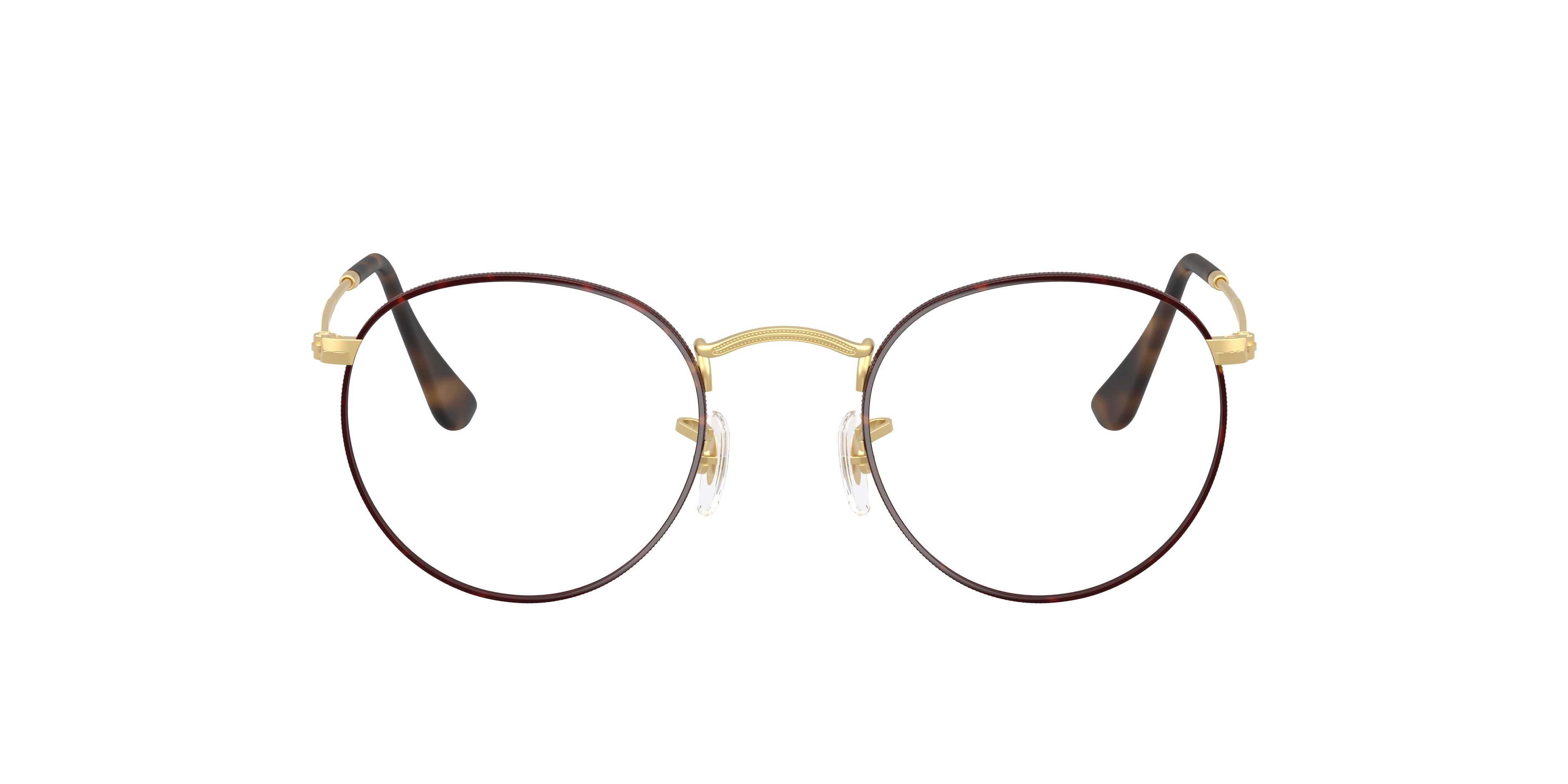 Ray-Ban 7895653330320 Matte Havana On Matte Arista Gold/arista Gold/blue On Silver, Size: Durchschnittlich