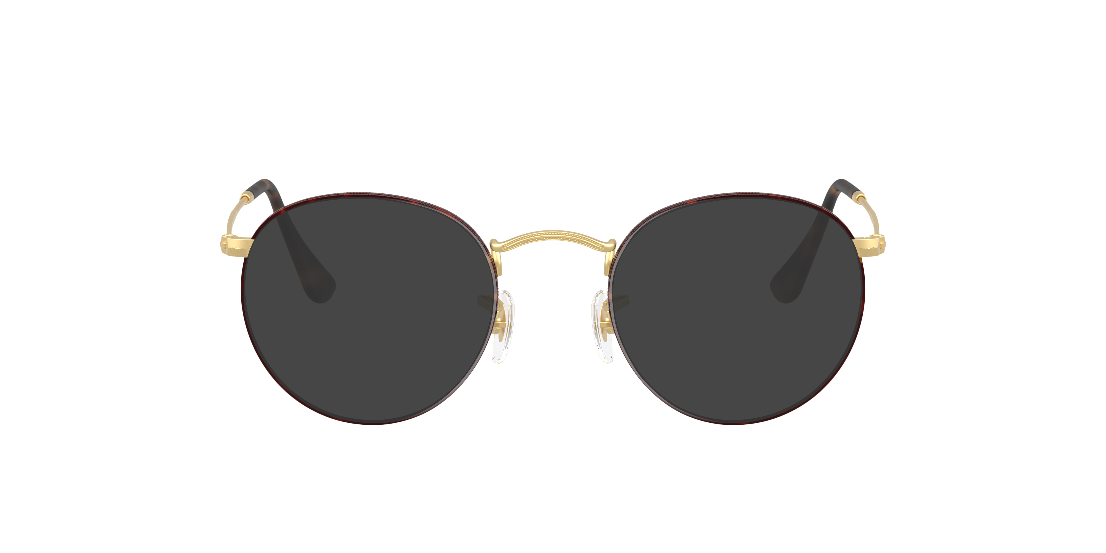 RB3447V Matte Havana On Matte Arista Gold MetaalEyeglass Frames van B24, met getinte lenzen