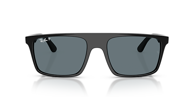 RB2222 Schwarz KunststoffSunglass Frames von B24, Vorderansicht