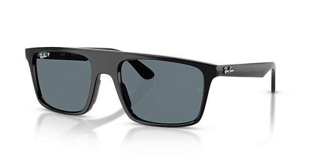 RB2222 Schwarz KunststoffSunglass Frames von B24, Dreiviertelansicht